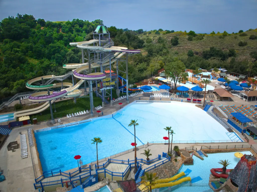 Wave Pool at Raging Waters